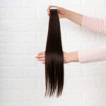 Tape Hair Extensions Ίσια Remy 8A – 53εκ. – Καστανό Σκούρο