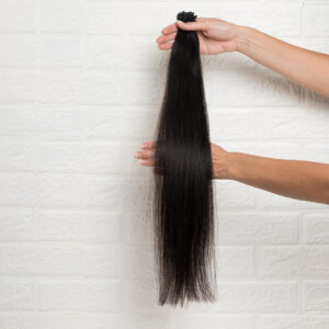 U-Tip Hair Extensions Ίσια Remy 8A – 60εκ. (22″) – Καστανό Πολύ Σκούρο