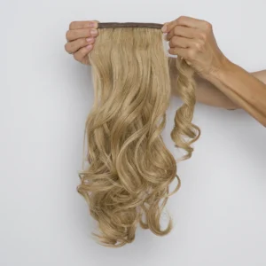 Αλογοουρά (Ponytail) Συνθετική Σπαστή Thermofiber – 50εκ. (18″) – Δίχρωμο Ξανθό & Ξανθό Μελί
