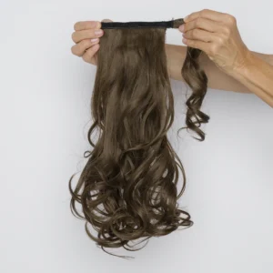Αλογοουρά (Ponytail) Συνθετική Σπαστή Thermofiber – 50εκ. (18″) – Σοκολατί