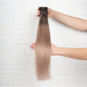 Τρέσα Φυσική Ίσια Remy 8A – 53εκ. – Ombre Καστανό Ανοιχτό & Ξανθό Μπεζ Ιριζέ
