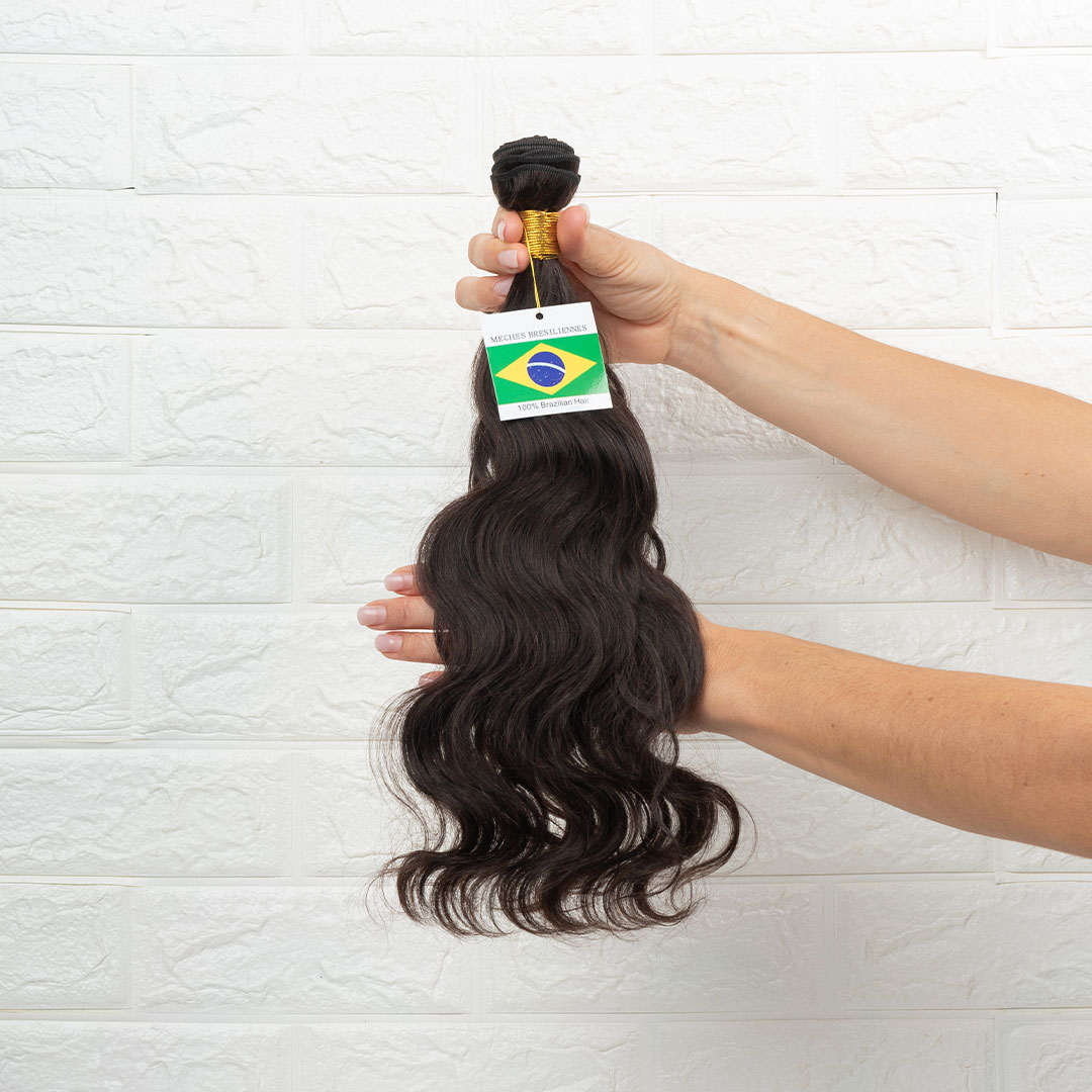 Τρέσα Φυσική Κυματιστή – Brazilian – 45εκ. (18″) – Καστανό