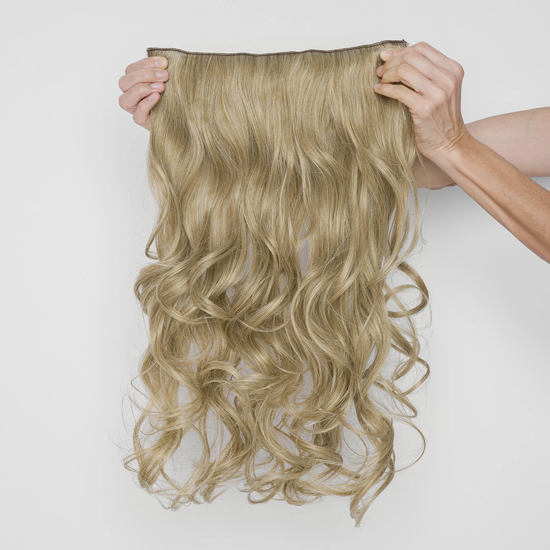 Τρέσα Συνθετική Σπαστή – Clip In – 61εκ. (24″) – Δίχρωμο Ξανθό Ψυχρό