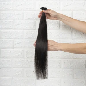 U-Tip Hair Extensions Ίσια Remy 9A – 53εκ. – Καστανό Πολύ Σκούρο