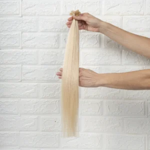 U-Tip Hair Extensions Ίσια Remy 9A – 53εκ. – Ξανθό Πολύ Ανοιχτό