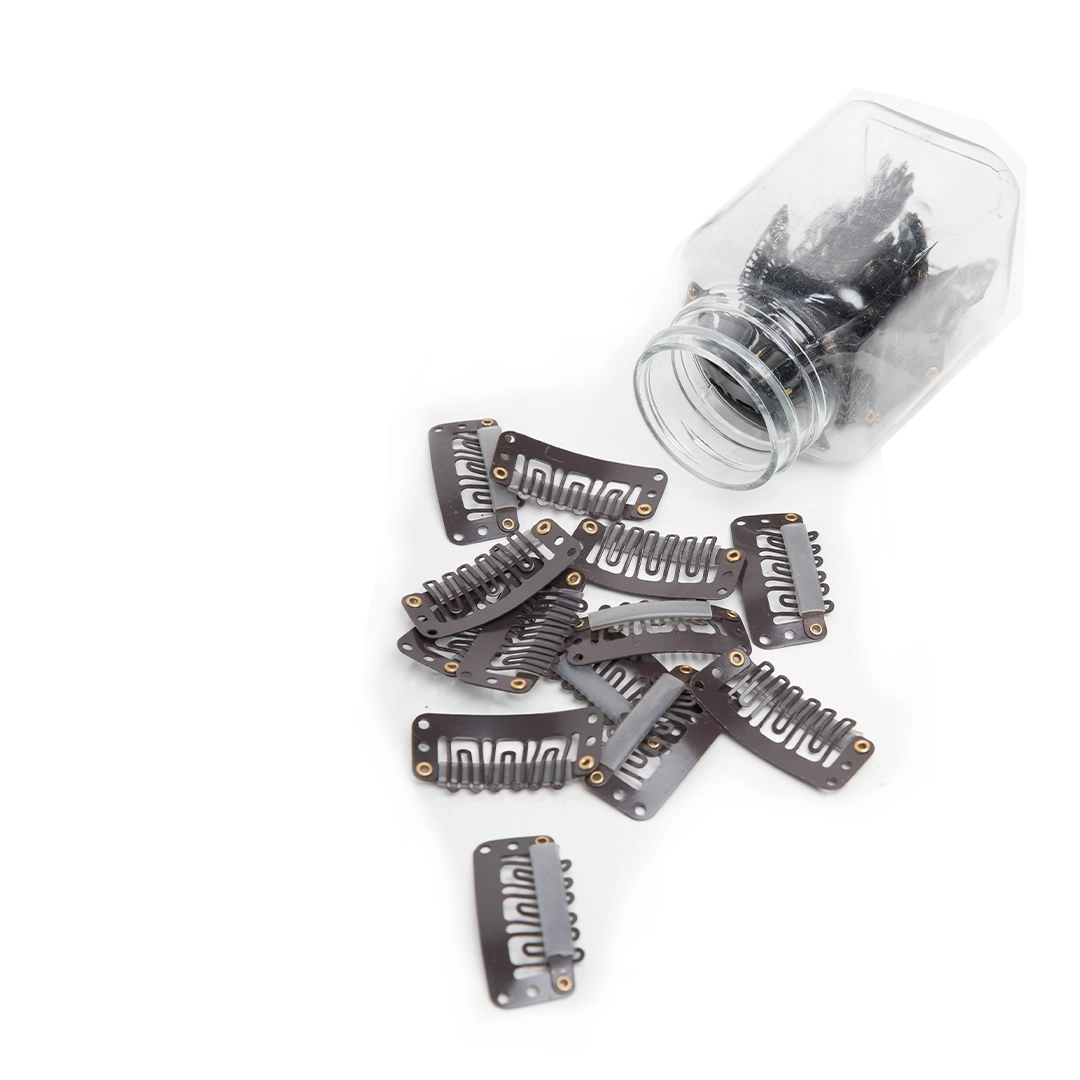 Clips Τρέσας - Καφέ Σκούρο